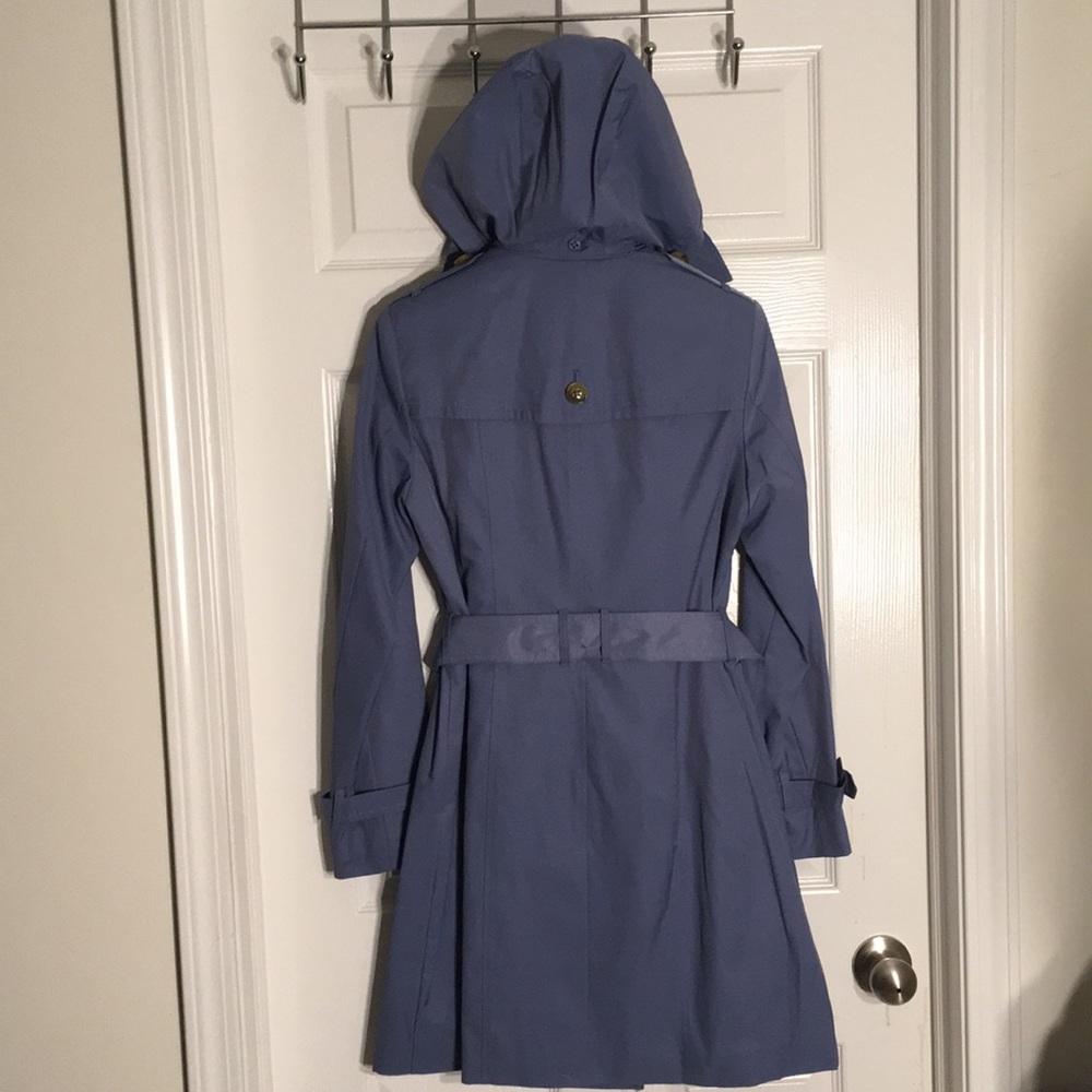 NWT Cole Haan Belted Trench Coat Size Small - Picture 4 of 8
